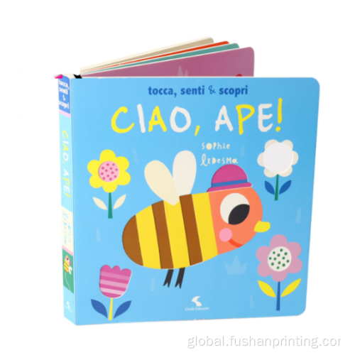 Children Book Printing Custom double sided board book Factory